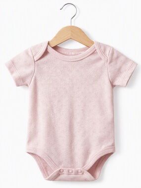 10/$15 George Pink Cotton Bodysuit Size 0-3